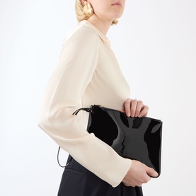 Blade Zipped Wristlet Pouch