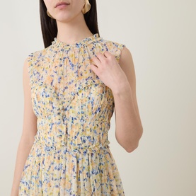 Kasia Floral Ruffle Dress
