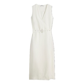 Belted  Wrap Dress