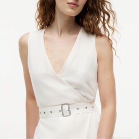 Belted  Wrap Dress