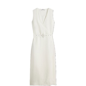 Belted  Wrap Dress