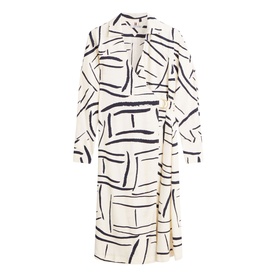 Printed Wrap Dress