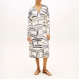 Printed Wrap Dress