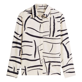 Printed Drape Shirt