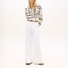 Printed Drape Shirt