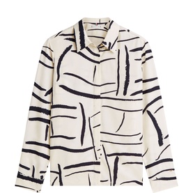 Printed Drape Shirt
