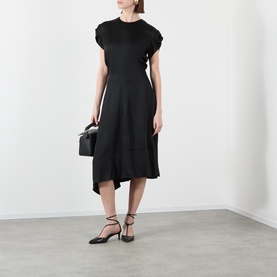 Twist Shoulder Dress