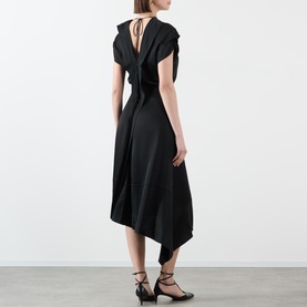 Twist Shoulder Dress