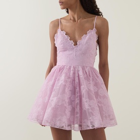 Orelia Lace Mini Dress