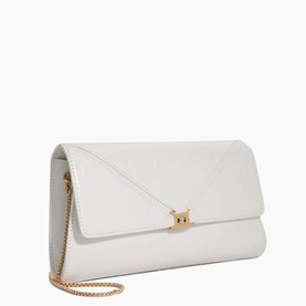 Bee Logo Clutch Bag