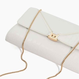 Bee Logo Clutch Bag
