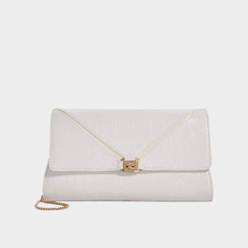 Bee Logo Clutch Bag