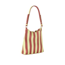 Lorelai Logo Striped Shoulder Bag