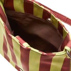 Lorelai Logo Striped Shoulder Bag