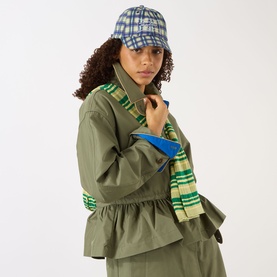 Tomboy Check Cap
