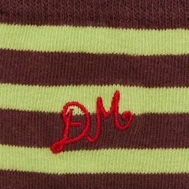 Stripe Logo Crew Length Socks Two-Pack