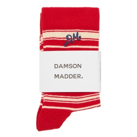 Stripe Logo Crew Length Socks Two-Pack