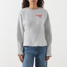 Dhelia Lobster Embroidered Sweatshirt