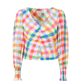 Madeline Check Blouse