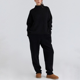 Geena Boucle Knit Tapered Trousers
