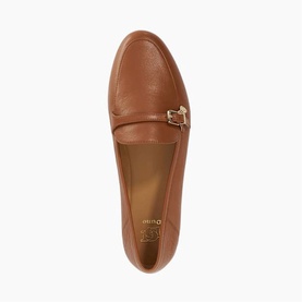 Greya Leather Charm Detail Loafers