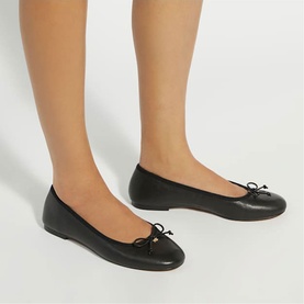 Helenne Leather Ballet Flats