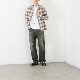 Gradient Checked Casual Shirt