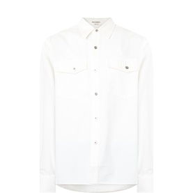 Patch Pocket Oversized Casual Shirt