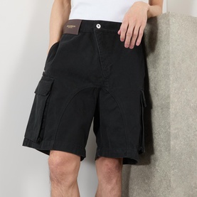 Twisted Patch Cargo Shorts