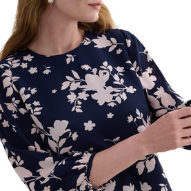 Liana Floral Flared Mini Dress