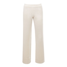 Lara Merino Wool Ribbed Knitted Trousers