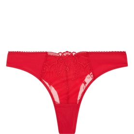 Poesie Embroidered Thong