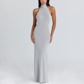 Nova Halter Backless Dress