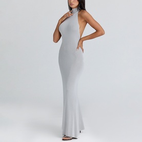 Nova Halter Backless Dress