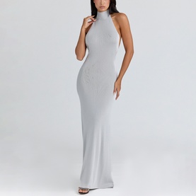 Nova Halter Backless Dress