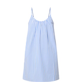 Polo Player Stripe Seersucker Nightdress