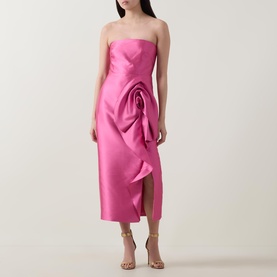 Marla Sculpted Floral Dress