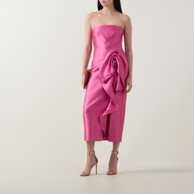 Marla Sculpted Floral Dress