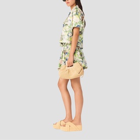 Postcard Cropped Casual Shirt