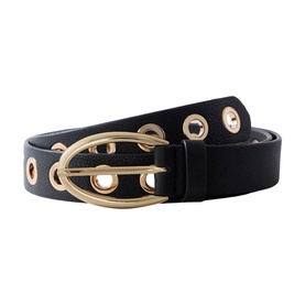 Eyelet Leather Belt
