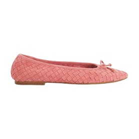 Heat Woven Bow Ballet Pumps