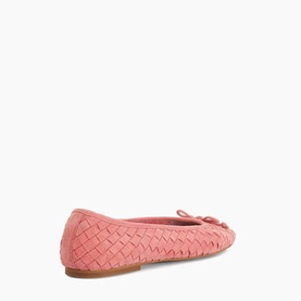 Heat Woven Bow Ballet Pumps