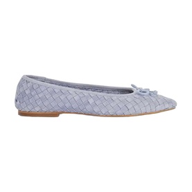 Heat Woven Bow Ballet Pumps