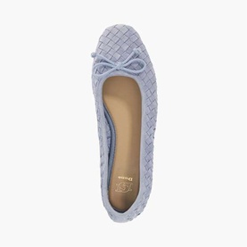 Heat Woven Bow Ballet Pumps