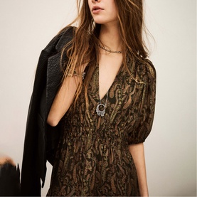 Tanyssa Paisley Tiered Dress