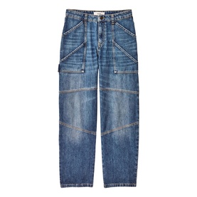 Moyce Textured Cargo Jeans