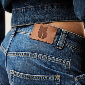 Moyce Textured Cargo Jeans