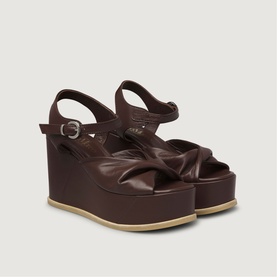 Luna Leather Platform Wedges