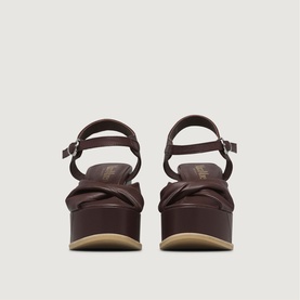 Luna Leather Platform Wedges