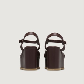 Luna Leather Platform Wedges